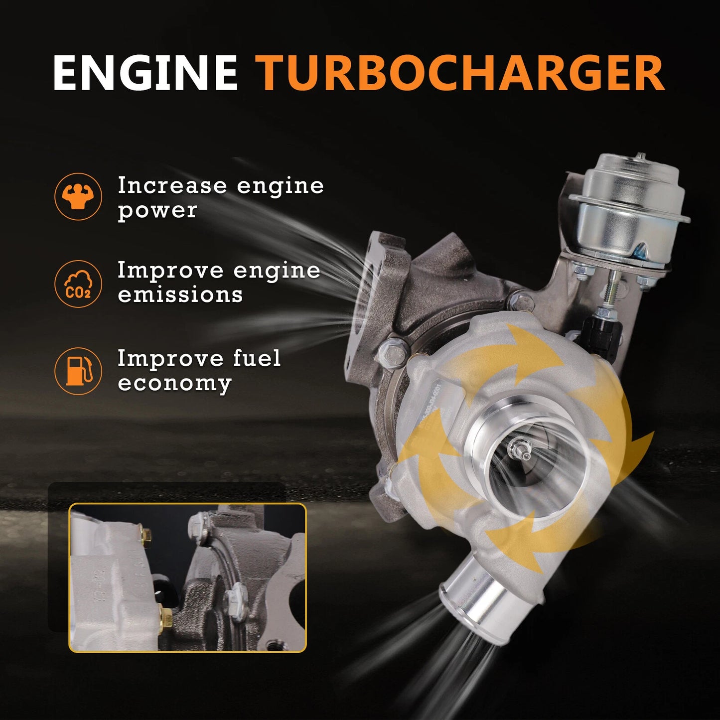 GT1544V Turbo Charger for Hyundai i30 Accent 1.6L D4FB (2006-2011)