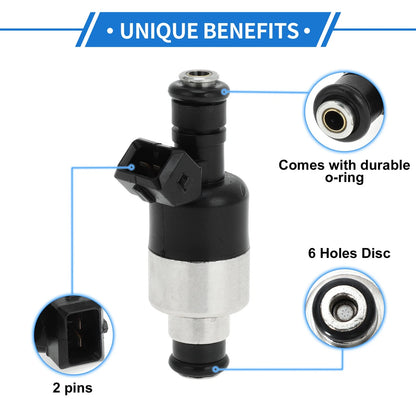 Fuel Injector 17089569 for Isuzu Rodeo 3.2L V6 (1993-1995) 1 Pc Black