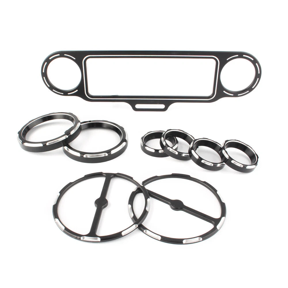 CNC Inner Fairing Trim Bezel Set for Harley Electra Glide, Street Glide (1996-2013)