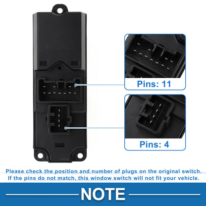 Front Right Power Window Switch for Ford Ranger (2012-2015)