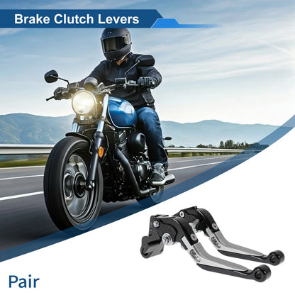 Brake Clutch Levers 1 Pair for Kawasaki NINJA650R (2009–2016)