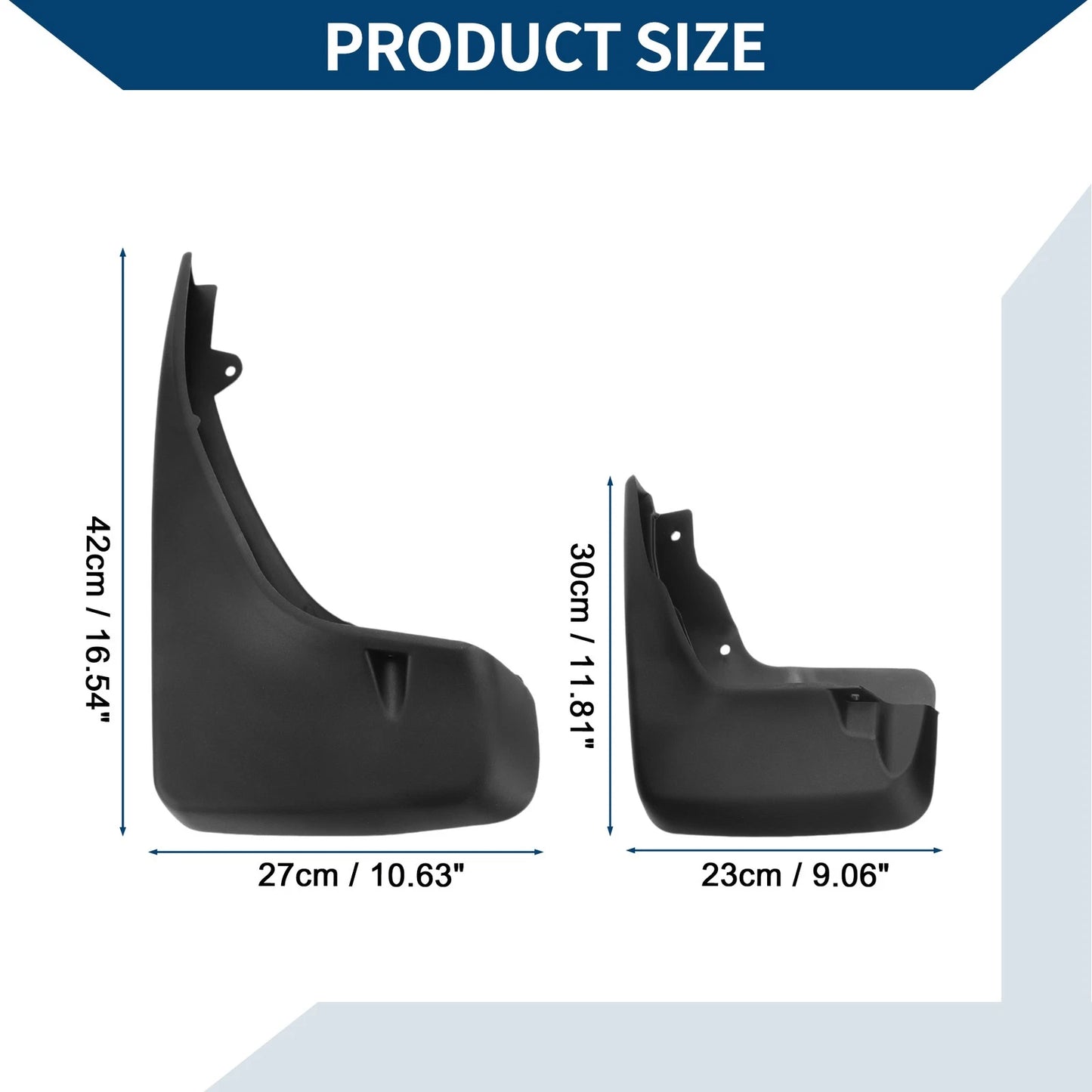 Mud Flaps Splash Guards 1 Set for Land Rover Freelander (2007-2015)