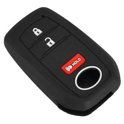 Silicone Smart Key Case Cover for Toyota Prius, Tundra, Sequoia, Tacoma