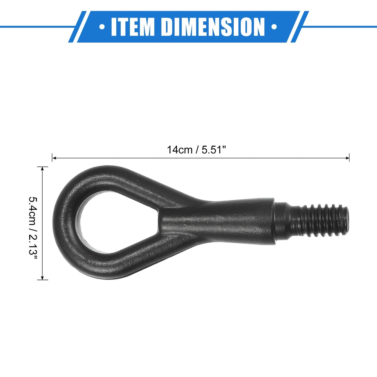 Tow Hook for BMW 740i Base 4.0L Front Rear Bumper Towing