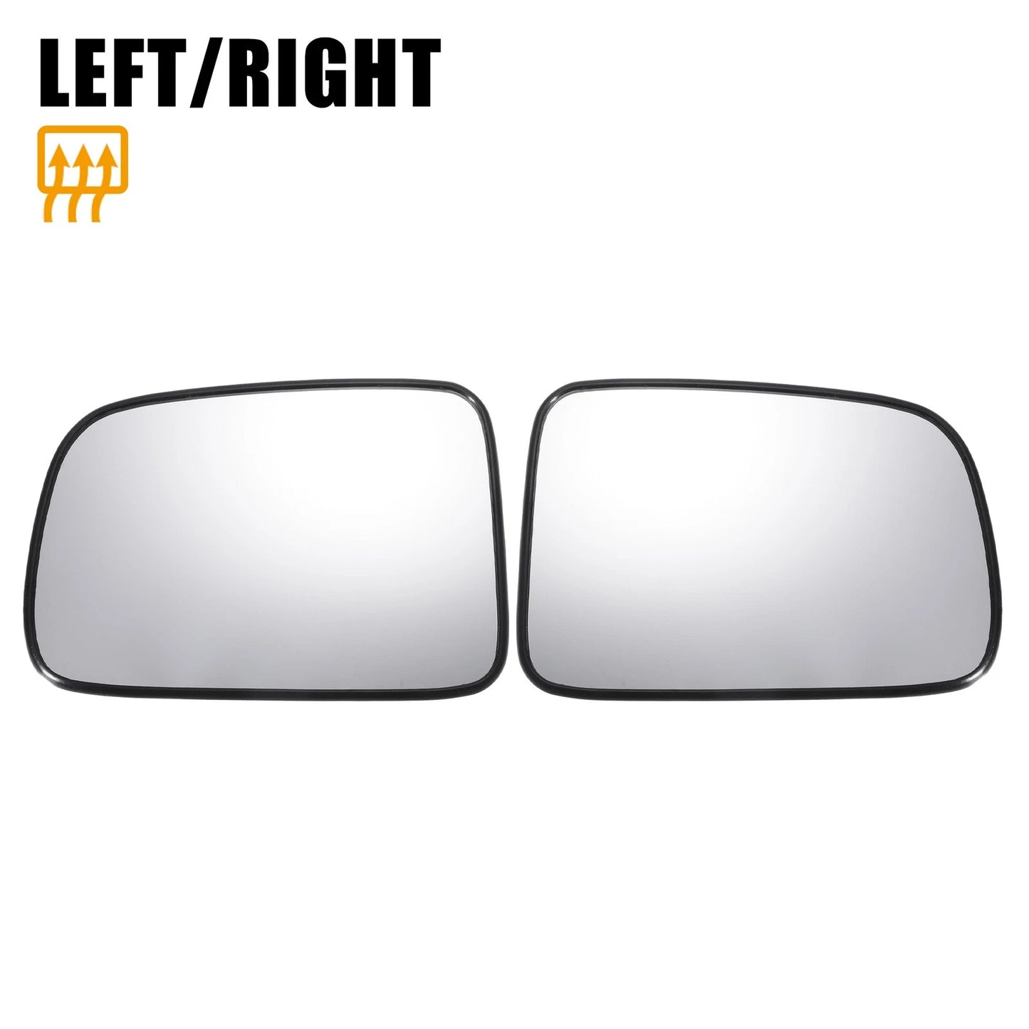 Left Right Side White Mirror Glass w/ Back Heated for Honda CR-V (2017-2023)