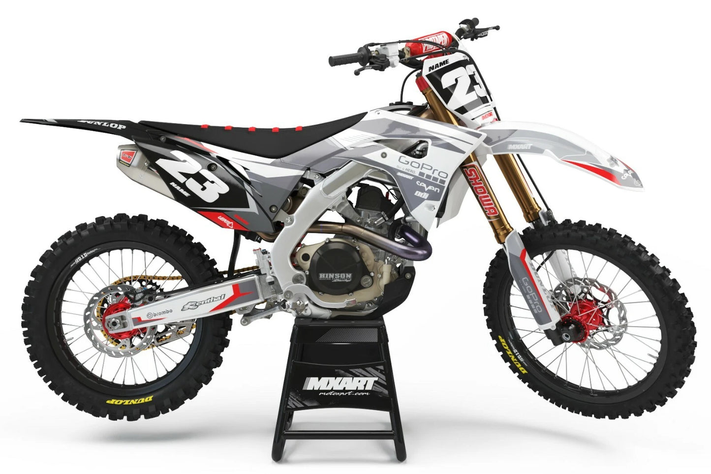 Custom Graphic Kit for Honda CRF 110 (2013-2018) - SHADES Style Stickers