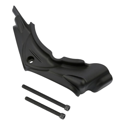 Black Cylinder Base Side Cover for Harley Touring, Dyna (2006-2016)