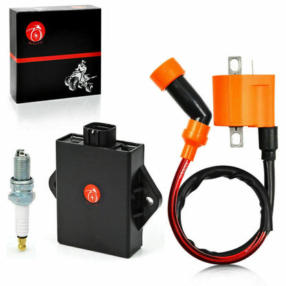 Ignition Coil CDI Spark Plug for Suzuki King Quad 300 LTF300F 99-02 4x4