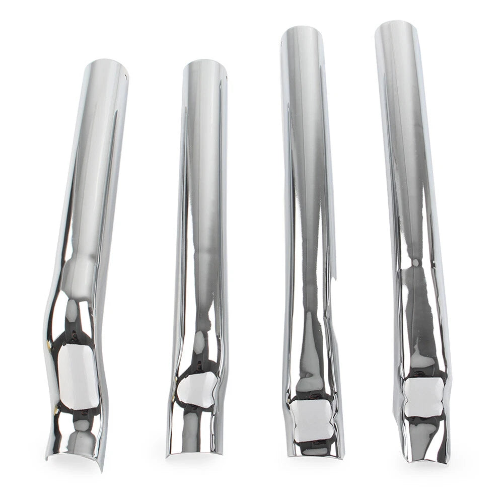 Chrome Rear Swingarm Tube Covers for Harley Heritage Softail Classic (2000-2011)