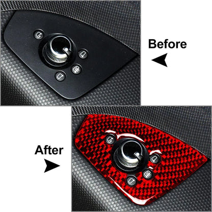 RHD Interior Door Lock Button Cover Trim for Audi TT TTS TTRS (2008-2014)