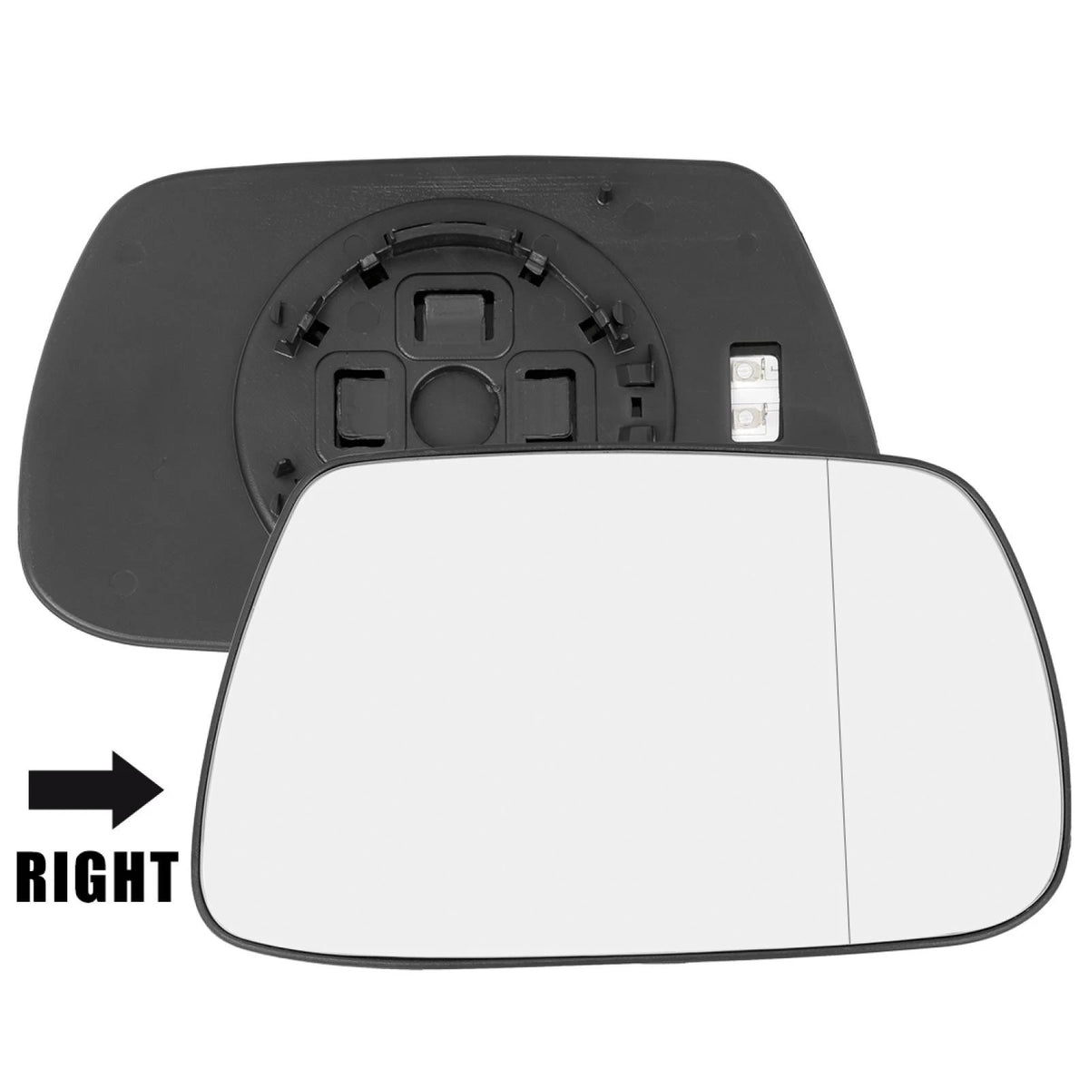 Heated Right Rearview Mirror Glass for Jeep Grand Cherokee (2005-2010)