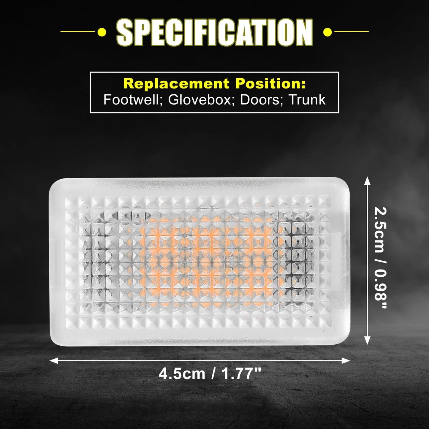 8pcs LED Footwell Lights for Tesla Model 3/Y/X (2017-2023) Pink Purple
