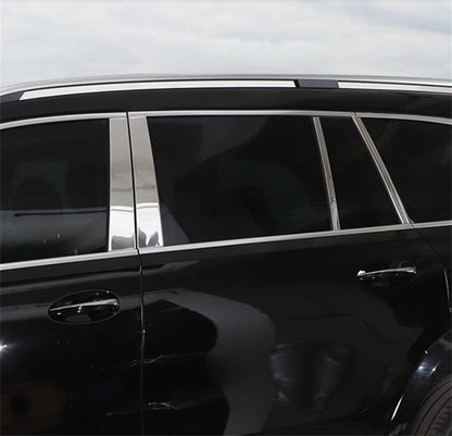 10× Alloy Window Pillar Posts Panel Door Trim for Benz GLE GLS Class X167 (2020–2022)