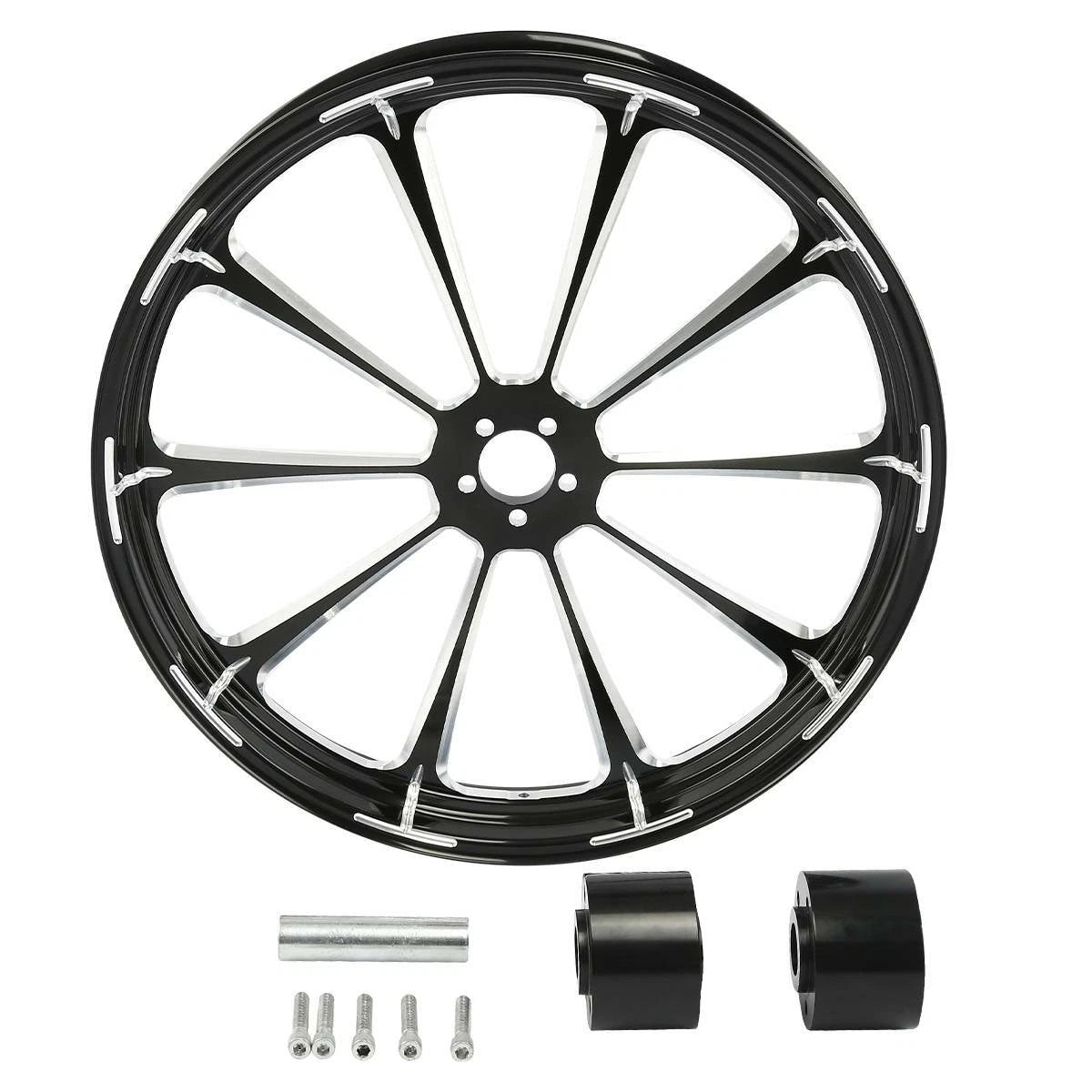 18" Front Wheel Rim & Dual Disc Hub for Harley Street Glide (1997-2021)