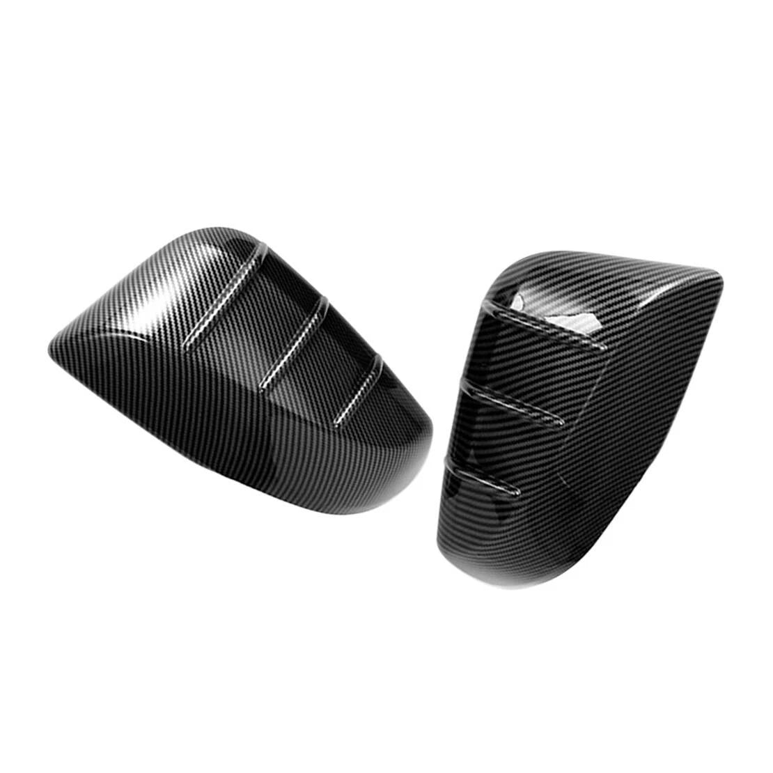 2 x ABS Carbon Fiber Side Rear View Mirror Covers for Toyota Sienna (2021-2022)