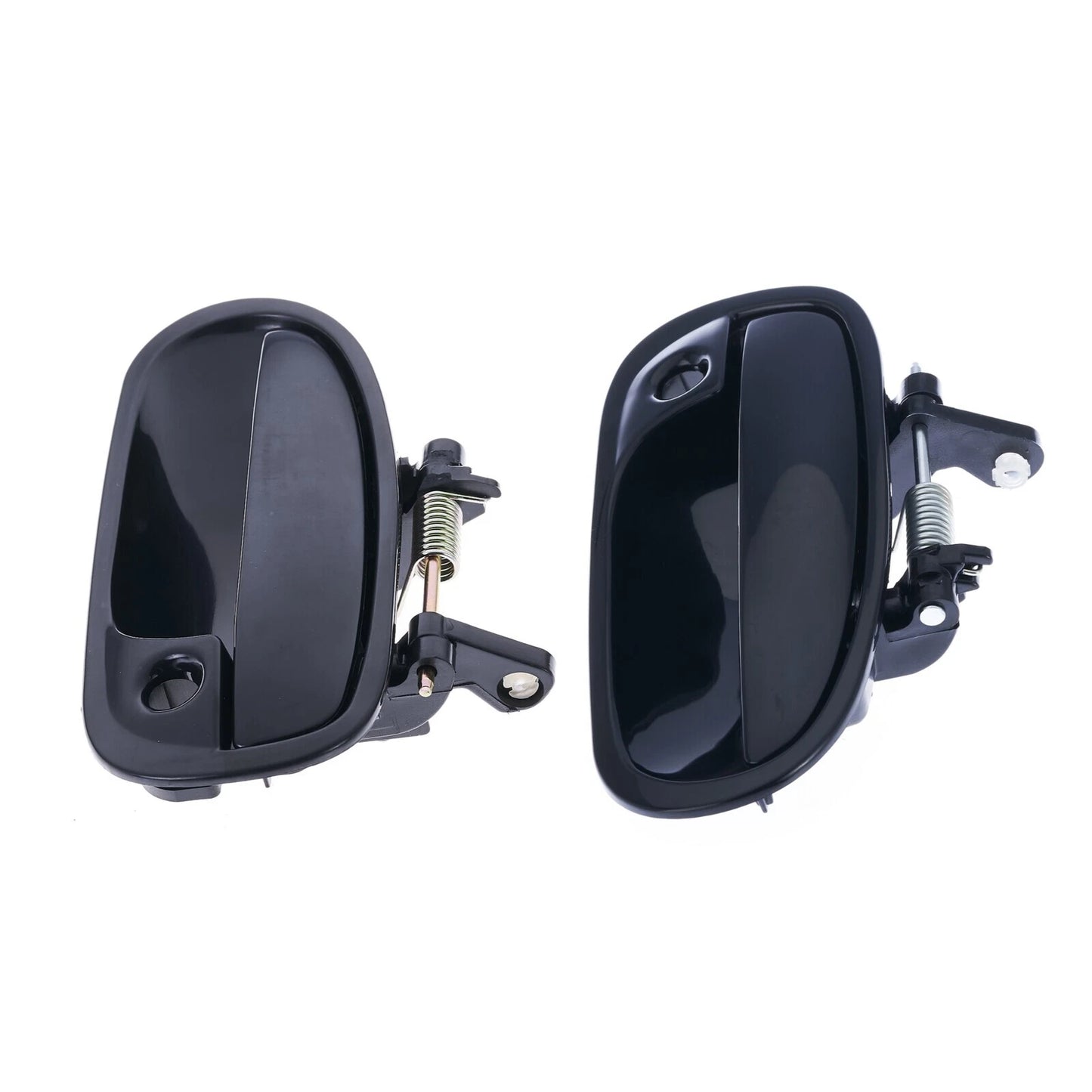 2 x Front Outer Door Handles Black for Honda Civic EK (1995-2001)