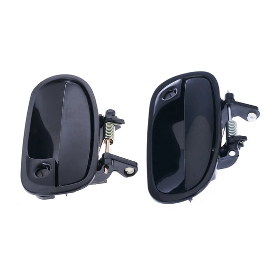 2 x Front Outer Door Handles Black for Honda Civic EK (1995-2001)