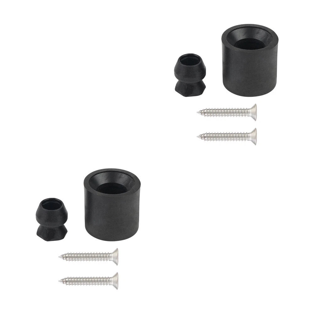 Plastic Stem +  Rubber Socket + 4 x Screw Kit Window Bumper for RV Trailer