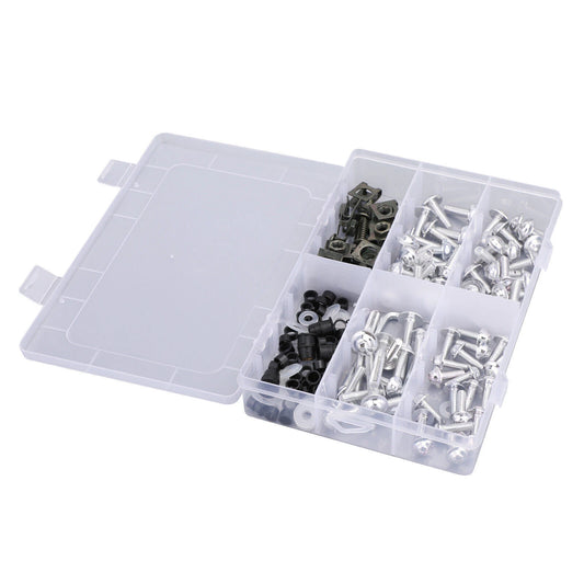 177 x Fairing Screws Silver Bolts Trim M5/M6