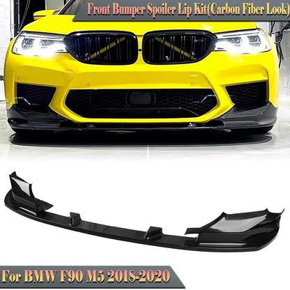 Front Spoiler Lip Splitter Kit for BMW F90 M5 (2018-2020)