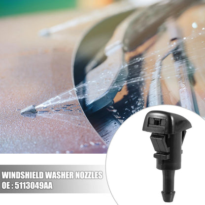 Single Hole Windshield Washer Sprayer Nozzle for Chrysler Dodge