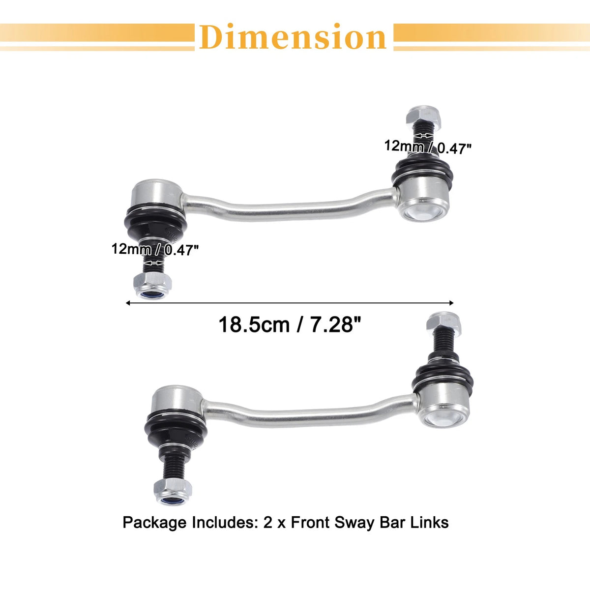 Front Stabiliser Sway Bar Links for Hyundai Azera, Kia Amanti (2006-2011)