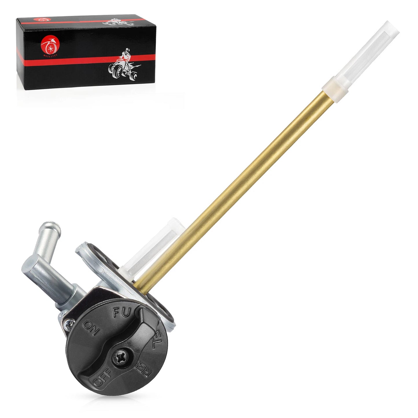 Fuel Tap Petcock with Knob for Kawasaki ZX750 Ninja ZX7R ZX7RR (1996–2003)