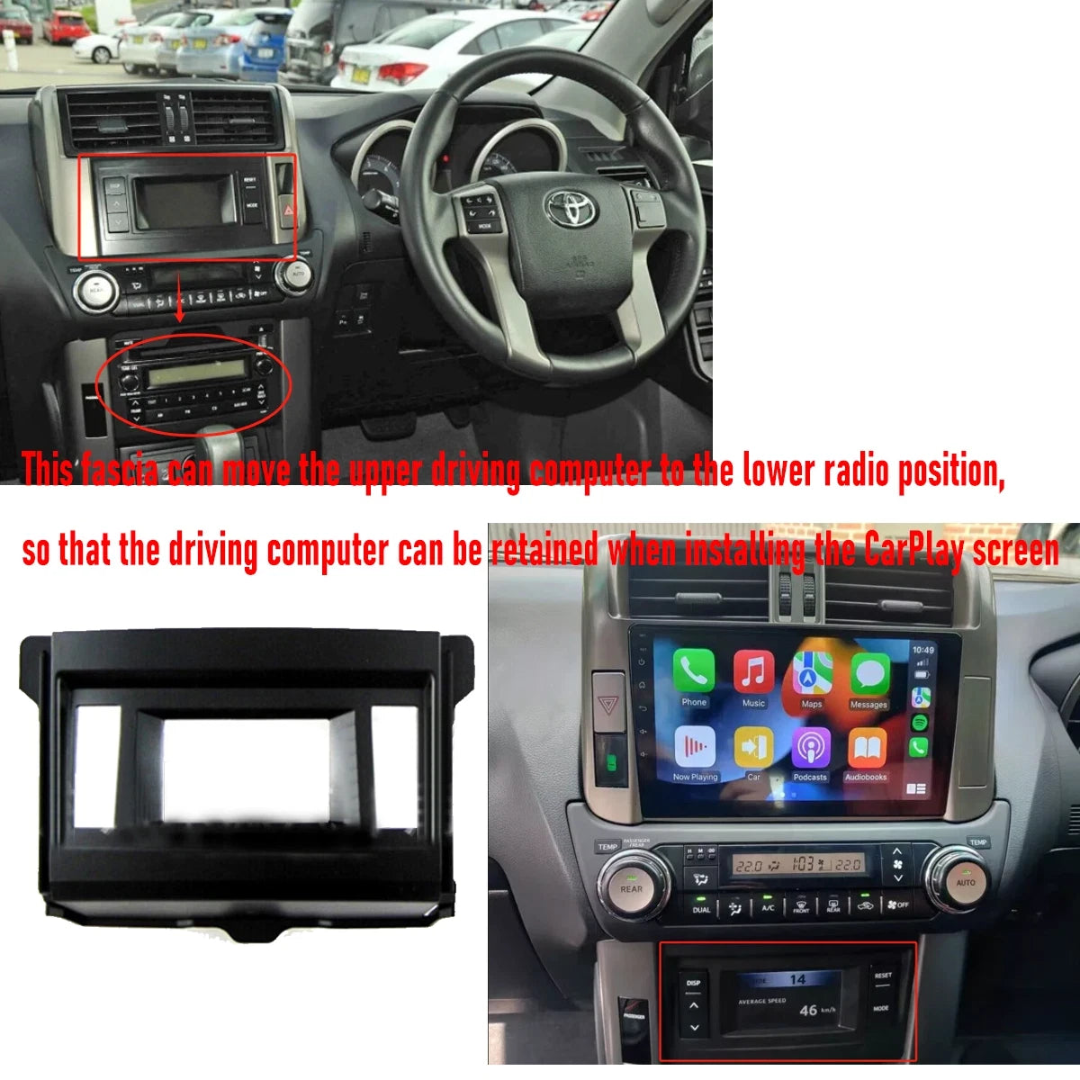 Fascia Adjustment for Toyota Prado 2009-2013