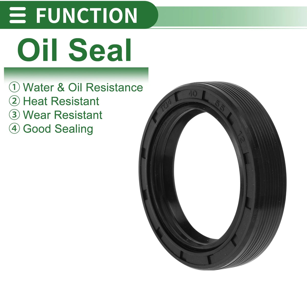 Oil Seal 40x55x12mm Rotary Shaft Seal NBR Rubber