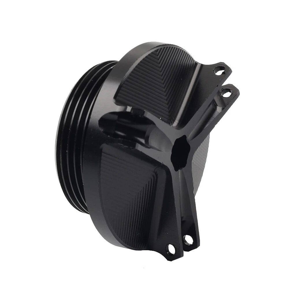 Black Engine Oil Filler Cap Cover for Kawasaki Z750 ZX6R ZX636 ZX10R (2004-2023)