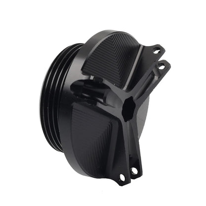 Black Engine Oil Filler Cap Cover for Kawasaki Z750 ZX6R ZX636 ZX10R (2004-2023)
