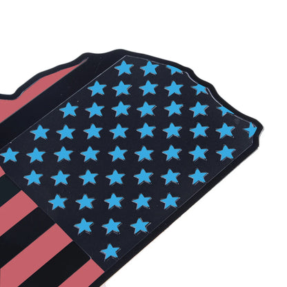 American Flag Map Emblem Badge Decal Sticker for Universal Car Trunk