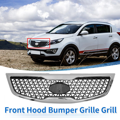 Front Upper Hood Bumper Grille for Kia Sportage (2014-2016)