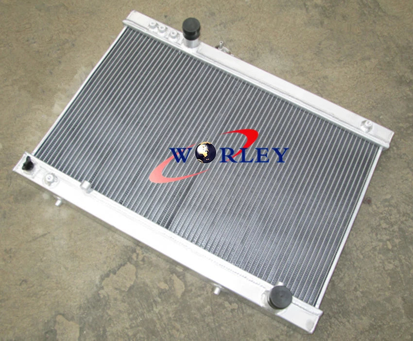 Aluminum Radiator + Fans for Toyota Supra Mark 3 MA70 MA71 3.0L (86-93)