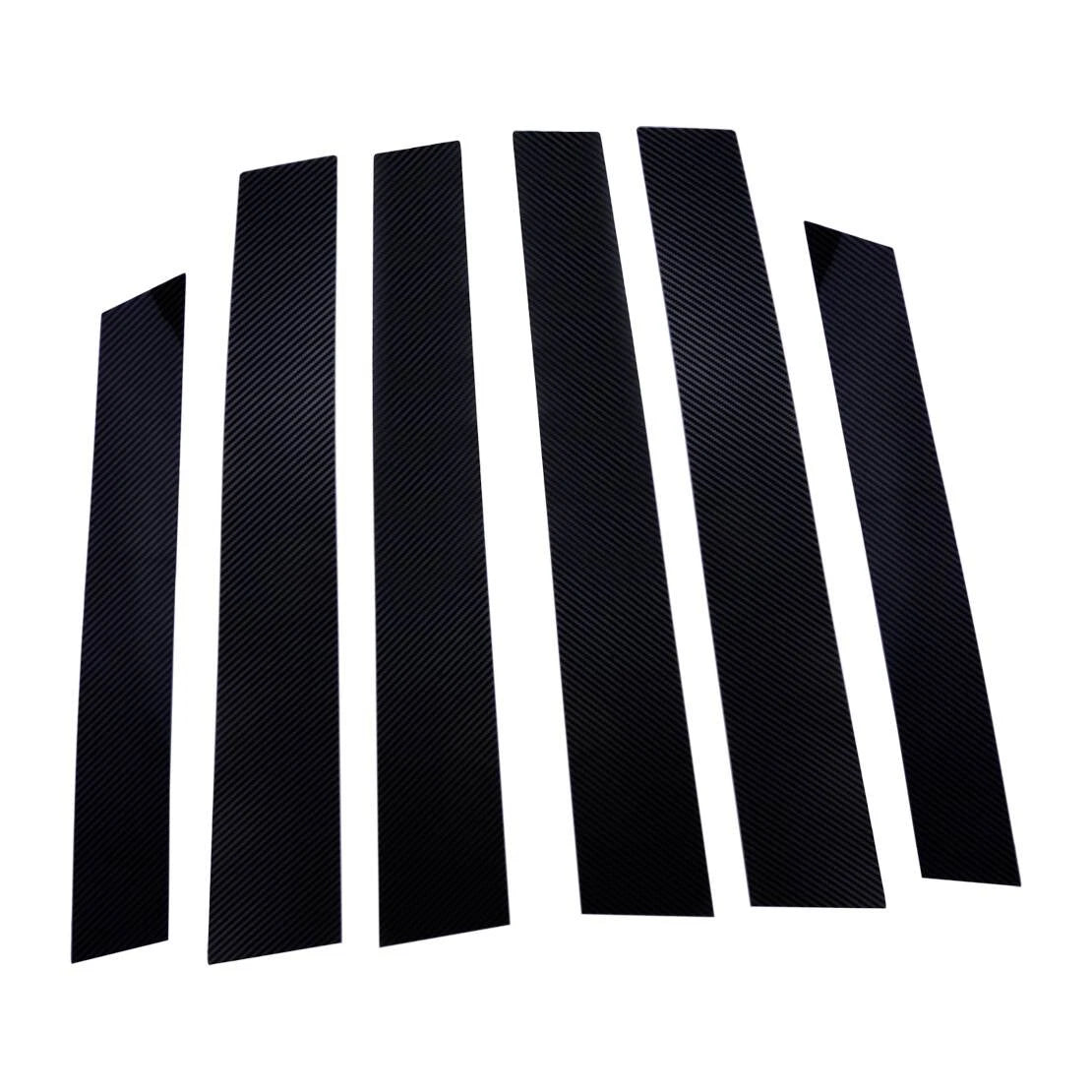6pcs Carbon Fiber B-Pillar Post for Honda CR-V (2007-2011)