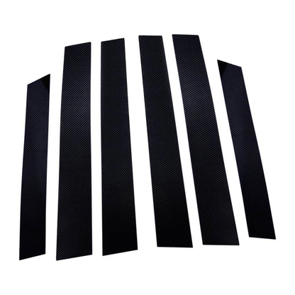 6pcs Carbon Fiber B-Pillar Post for Honda CR-V (2007-2011)