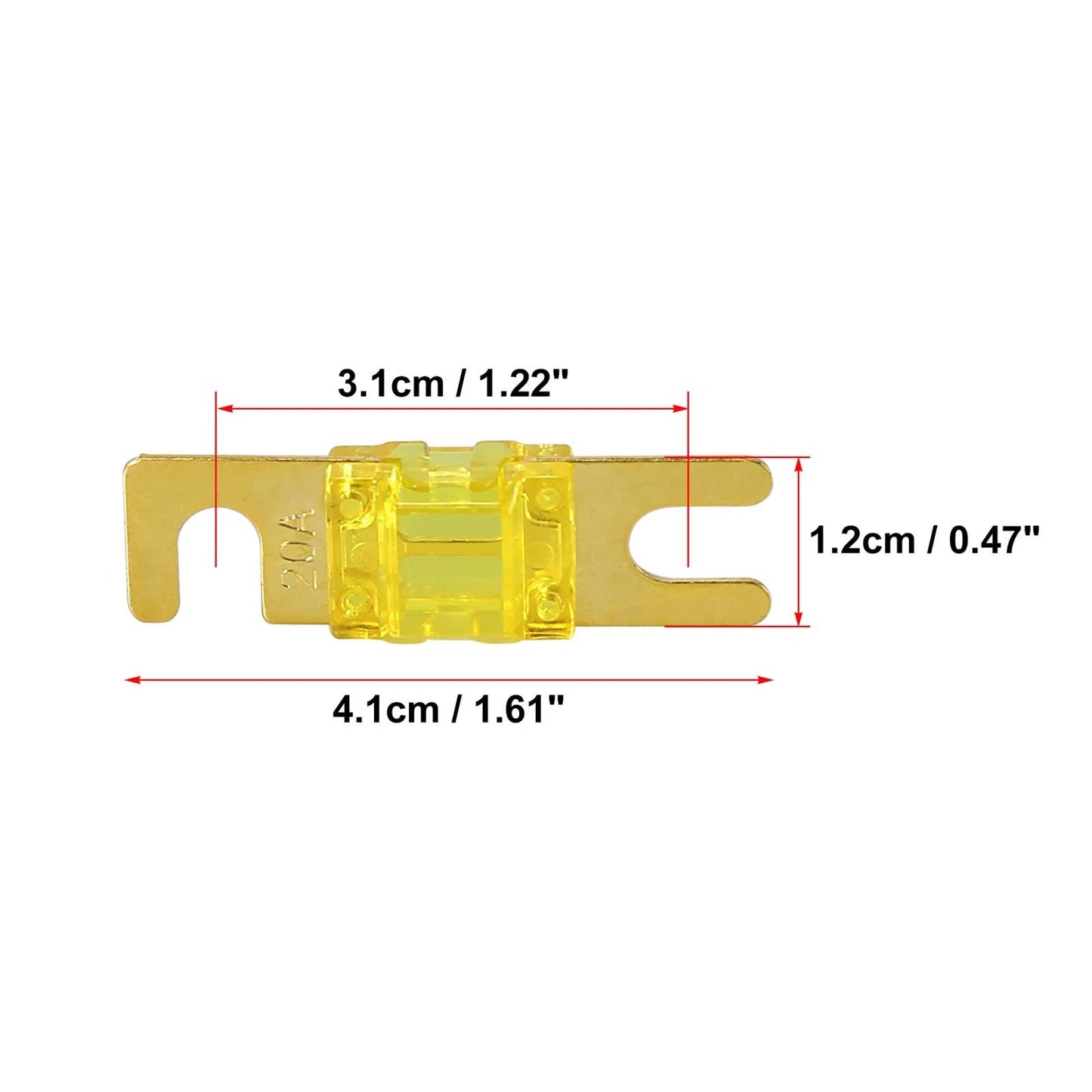 5 x AFS Mini ANL Fuses 20 Amp for Car Truck Motorcycle Boat Audio