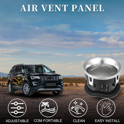 Air Vent Panel for Ford F150 2009-2014 Air Conditioning Grille Silver Tone