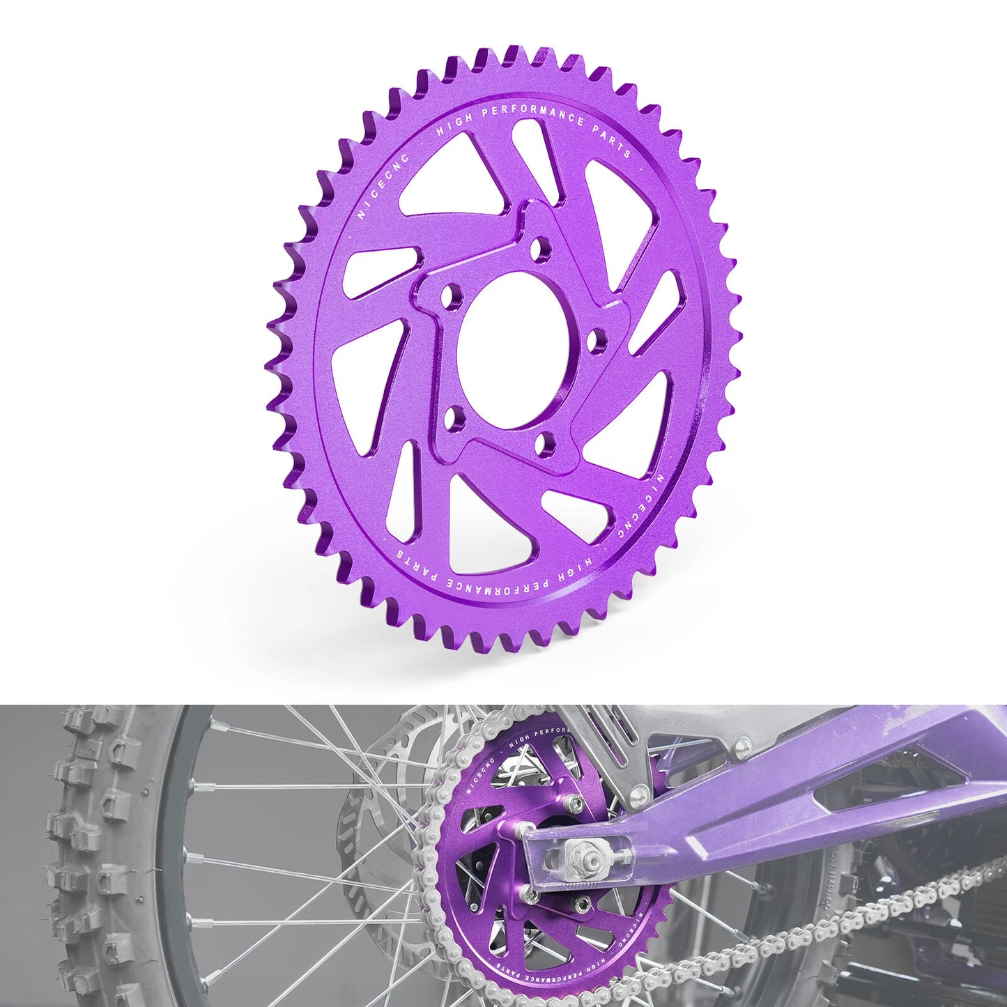 48T Rear Sprocket for Surron Light Bee X, Segway X160, X260 (2018-2023)