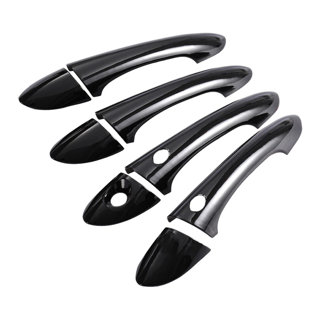 Side Door Handle Cover Trim w/ Key Hole for Hyundai Sonata (2011-2014)