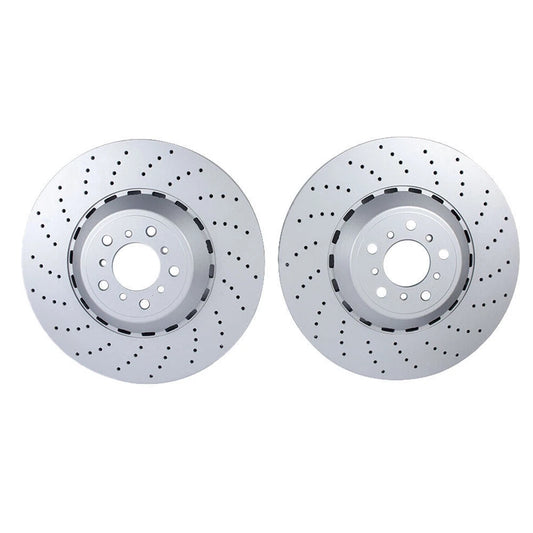 2 x 400mm Front Disc Brake Drilled Rotors for BMW M5 M6 (2013–2018)