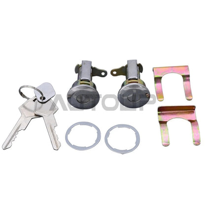 2 x Door Lock Cylinder with Key for Dodge D100 D200 D300 (1968–1974)