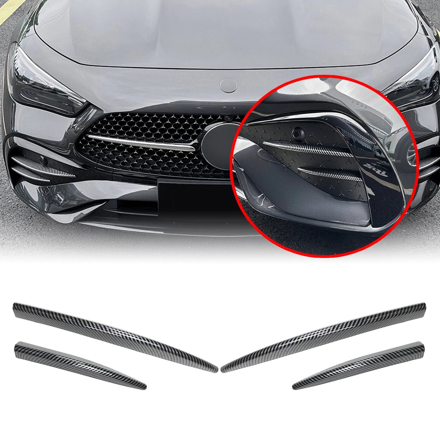 Bumper Side Air Vent Trims Cover for Benz CLE Coupe C236 (2024)