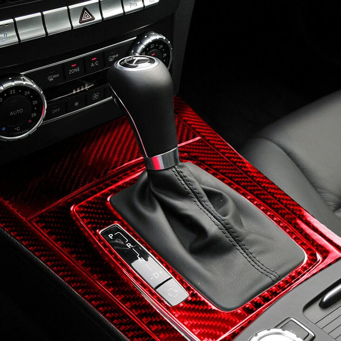 Shift Knob Gear Shift Side Sticker for Benz C Class W204 (2007-2013)