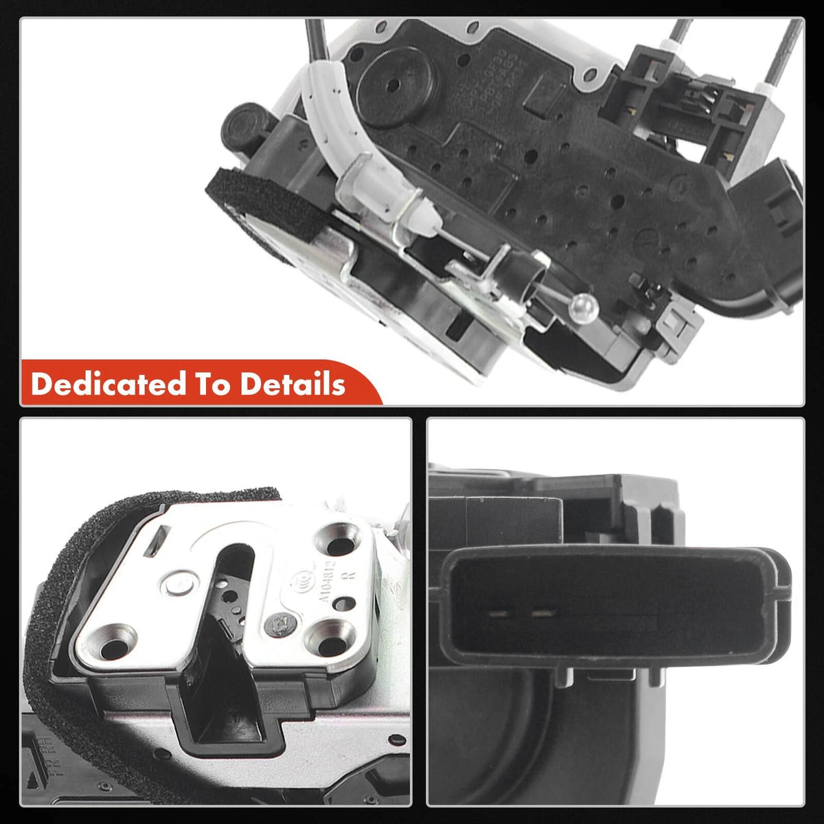 Door Lock Actuator Front Right for Nissan Versa L4 1.6L 2 x Pins (2013–2017)