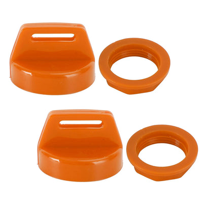 2 x Key Cover Orange for Polaris Scrambler, Sportsman, Ranger, RZR (2000-2023)