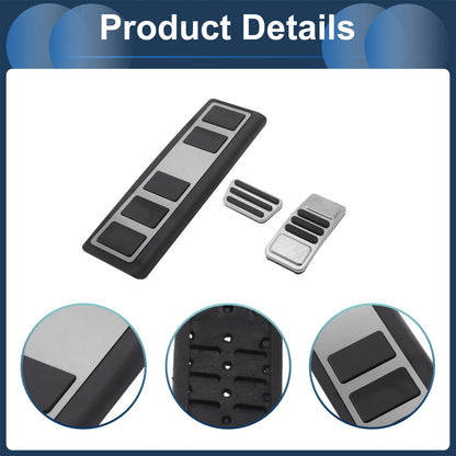 3 x Automatic Foot Accelerator Pedal Covers for Ford Mustang MACH-E (21-23)
