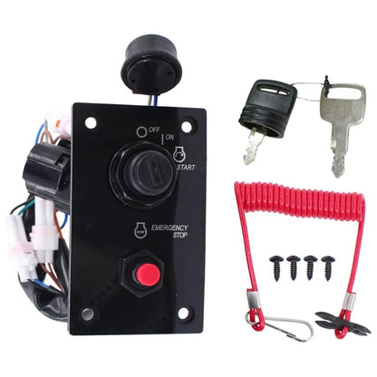 Marine Outboard Single Ignition Key Switch Panel for Suzuki Kits