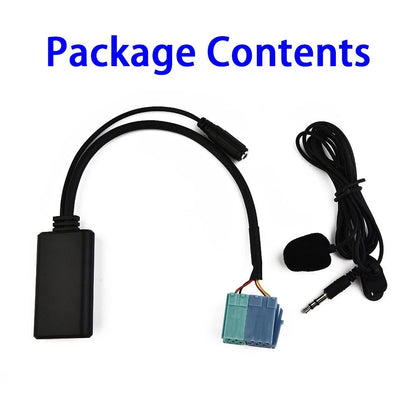 AUX Receiver Adapter Cable 1 x Microphone for Audio Practical