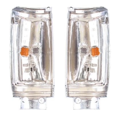 Corner Light Turn Signal Pair Fits Mitsubishi L200 Triton Pickup UTE 1986-96 D06
